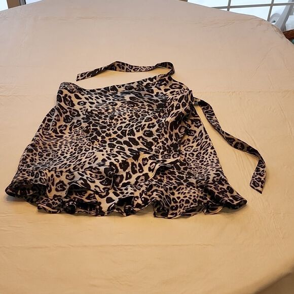BB Dakota Cheetah Wrap Skirt - Picture 3 of 6